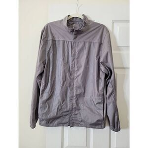 Nike Shield Grey Full-Zip Golf Jacket  Men's Sz L